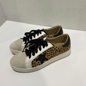 CCOCCI suede Leopard print sneakers with black laces women 6. SKU908